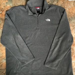 North Face 🖤 Mens 3/4 zip fleece- like new!